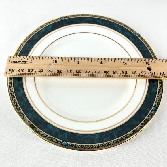 Royal Doulton Biltmore Pattern Saucer & 2 Salad Plates Bone China Made n England - Picture 3 of 8